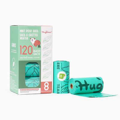 Poop Bags – Mint Poop Bags 8 Rolls - 120 Bags