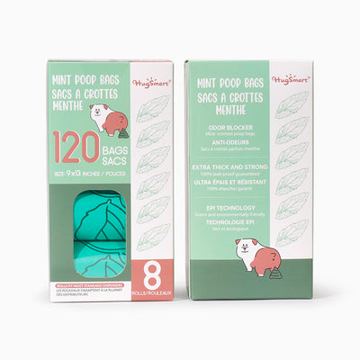 Poop Bags – Mint Poop Bags 8 Rolls - 120 Bags